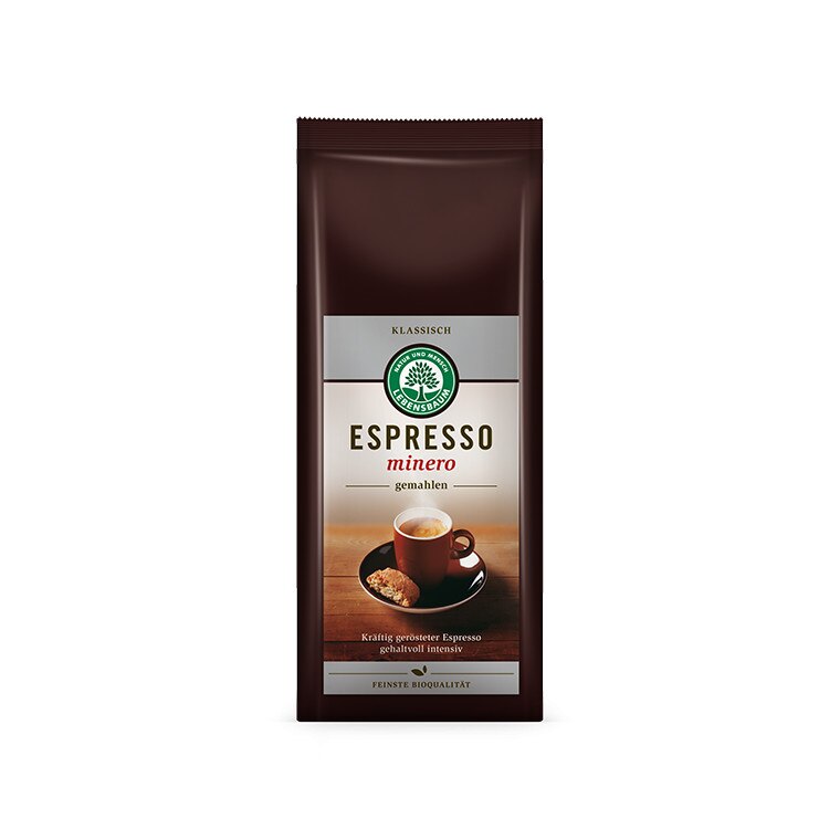 Cafea bio macinata Expresso Minero, 250 g